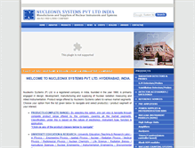 Tablet Screenshot of nucleonix.com